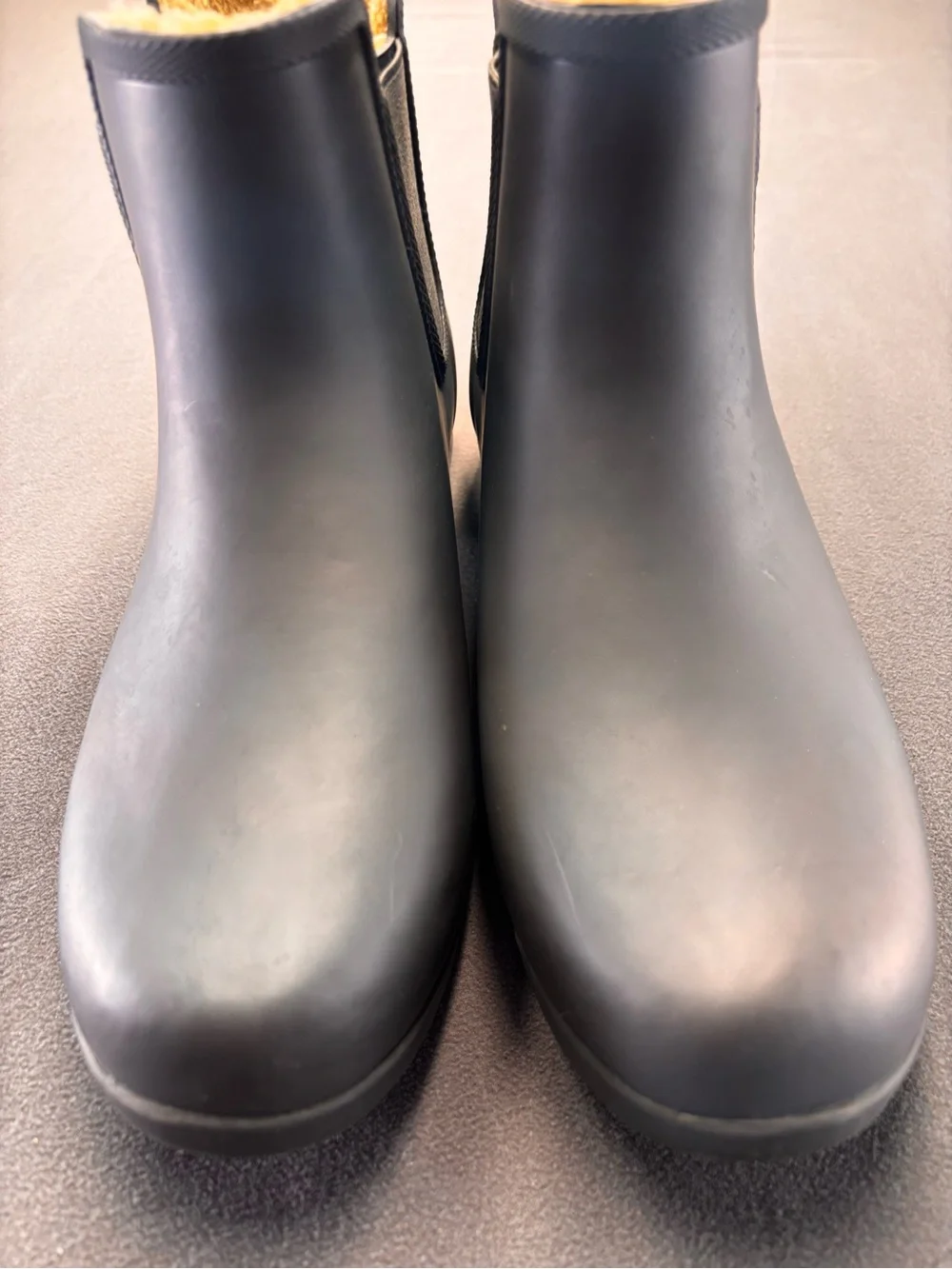 Chooka Delridge Faux Fur Chelsea Rain Boots